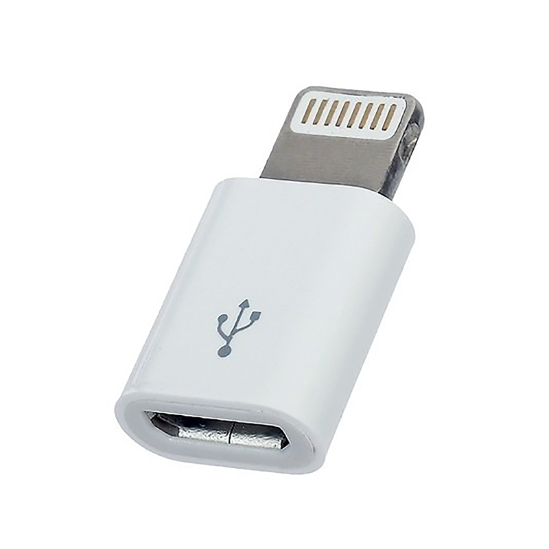 Adaptador Micro USB V8 Fêmea - Apple Macho