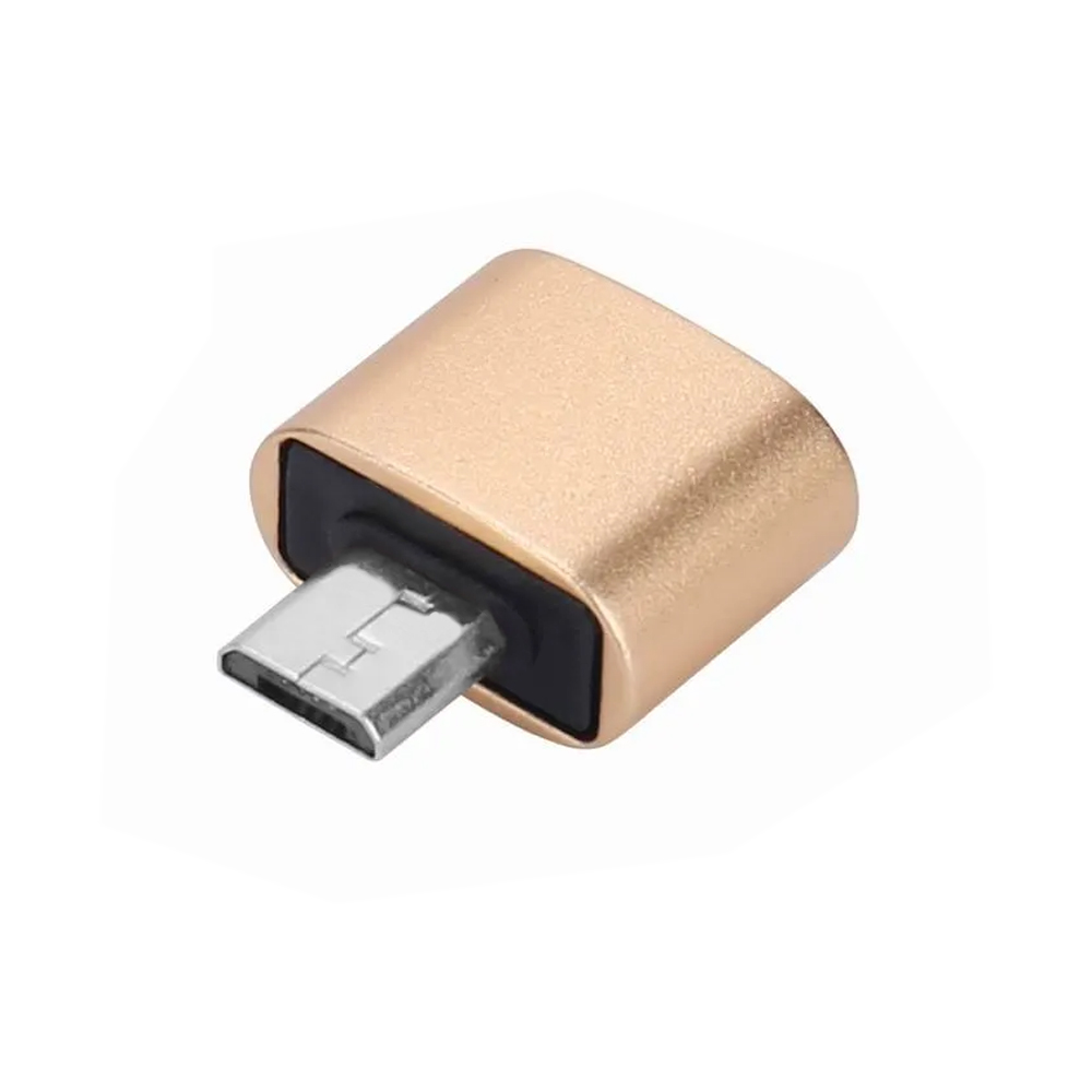 Adaptador OTG - Micro USB V8 Macho - USB 2.0 Fêmea - Ref. 1922