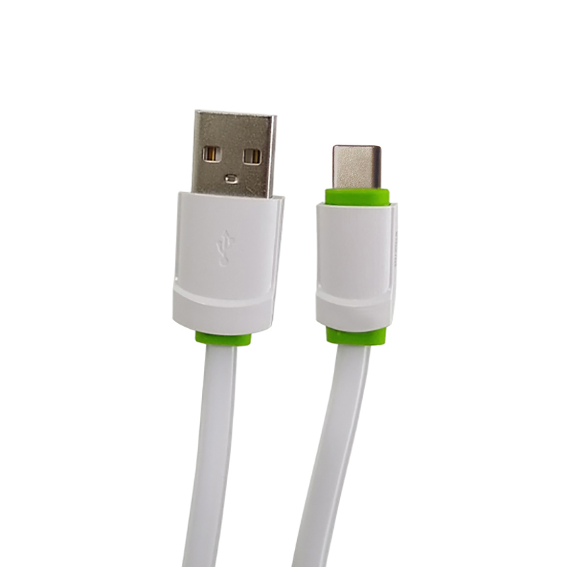 Cabo de Dados Rápido USB - Tipo-C - KD-TC30 - Branco - 1m - Ref. 1915