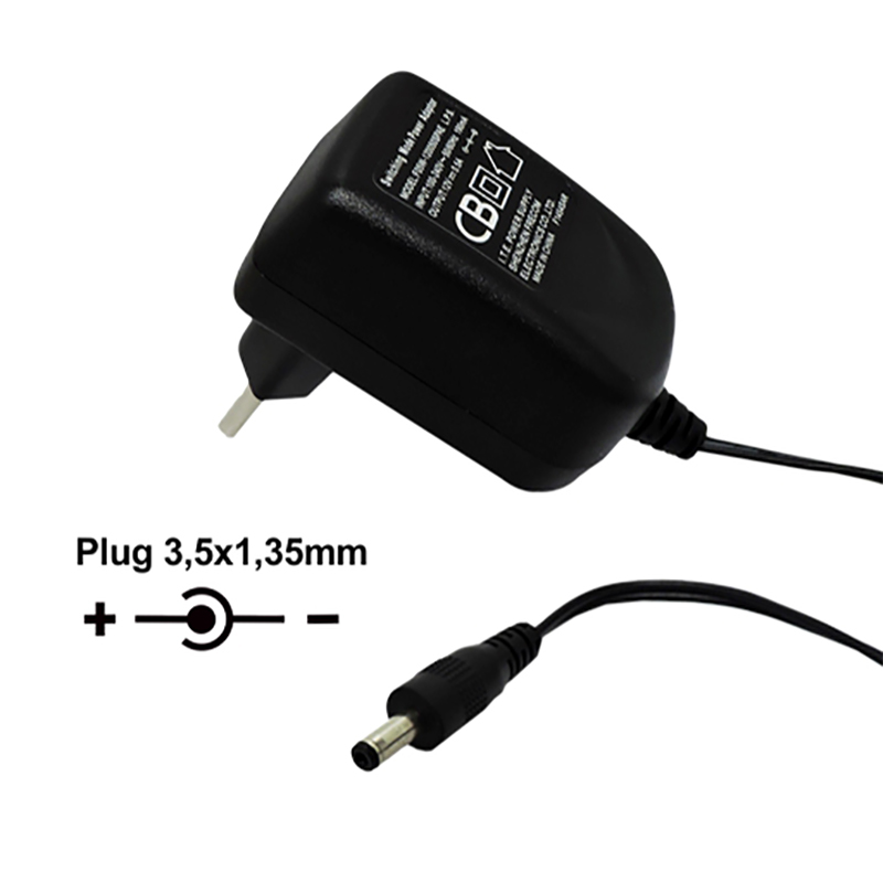 Fonte Chaveada Hub/Roteador D-Link - 12Vdc - 500mA - Plug 3,5x1,35 (+) - Bivolt - Ref. 1643