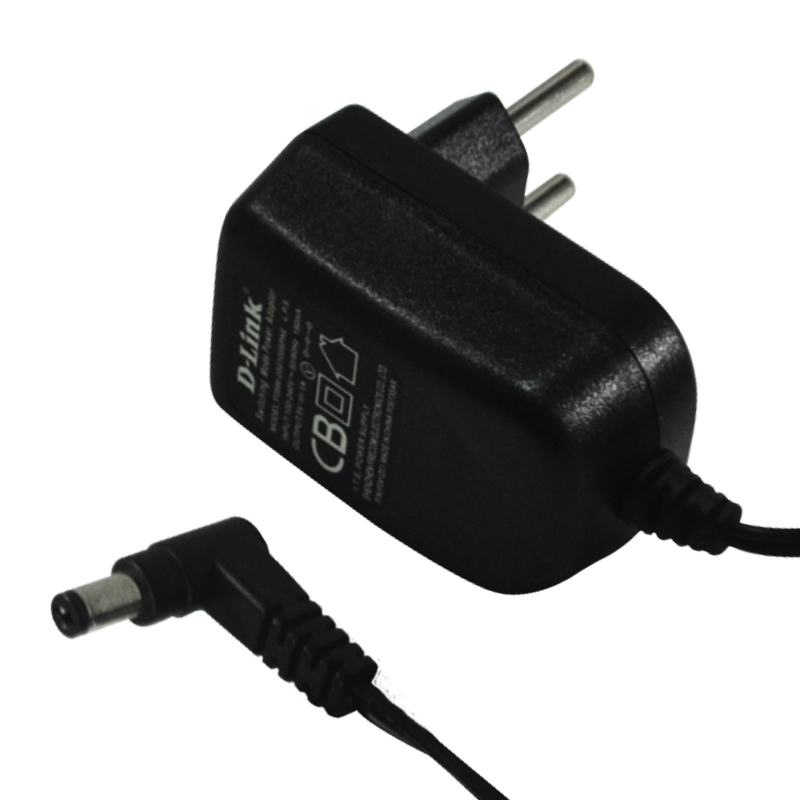 Fonte Chaveada Hub/Roteador D-Link - 5Vdc - 1A - Plug 5,5x2,1 (+) - Bivolt - Ref. 1993