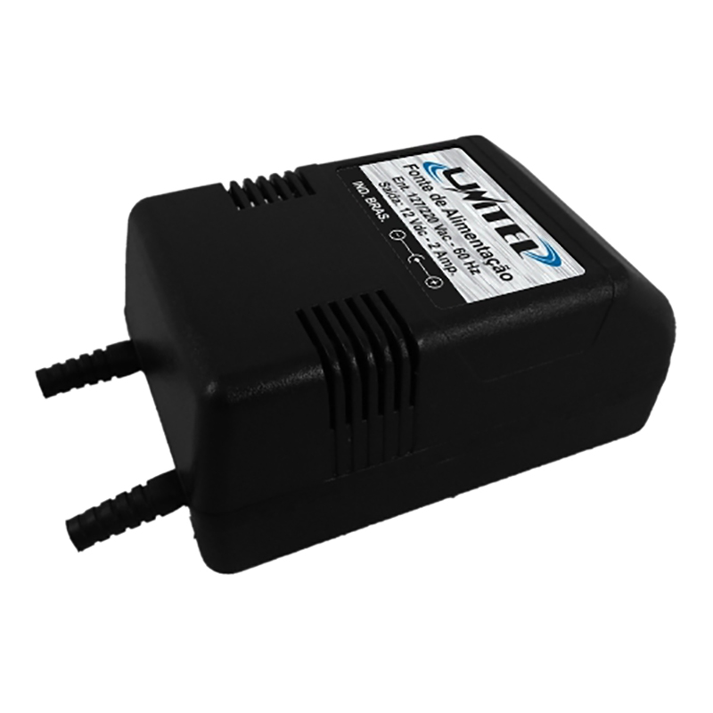 Fonte de Alimentação - 12Vdc - 2A - Mesa - Plug 5,5x2,1 (-) - Bivolt - Ref. 138