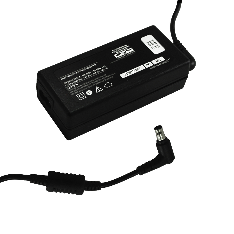 Fonte Monitor LG - 19Vdc - 3,42A - Mesa - Plug 6,4x4,4 (+) - Bivolt - Ref. 212