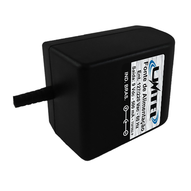 Fonte Panasonic Secretária - 9Vdc - 500mA - Plug 5,5x2,1 (-) - Bivolt - Ref. 82