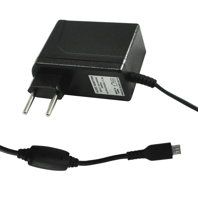 Fonte Tablet - 5Vdc - 3A - Plug Mini-USB V8 - Bivolt - Ref. 491