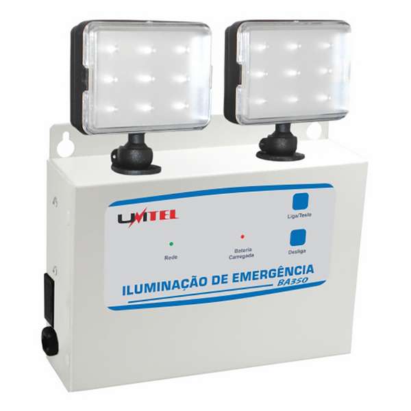 Iluminação de Emergência BA350 - 350 lúmens - 6h - Bivolt - Ref. 216