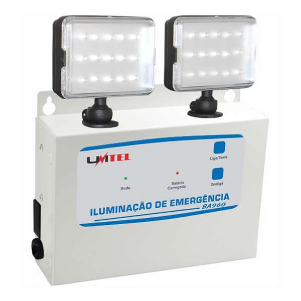 Iluminação de Emergência BA960 - 960 lúmens - 5h - Bivolt