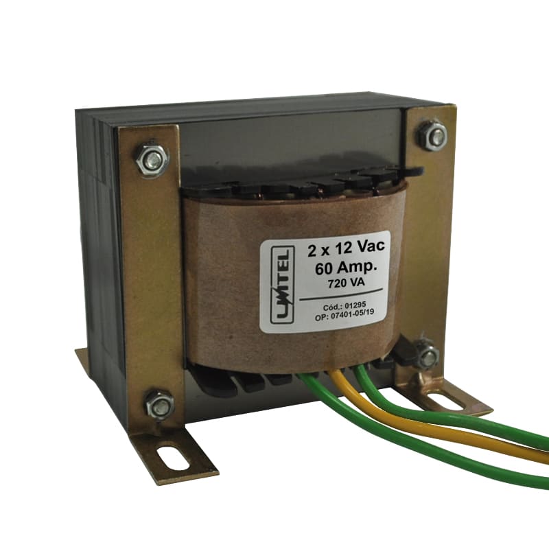 Transformador - 12 + 12Vac - 60A - Bivolt - Ref. 1295